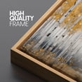 thumbnail image 2 of IDEA4WALL Extra Large Framed Canvas Print Wall Art Autumn Birch Forest Golden Foliage Artwork Nature Wilderness Antique Retro Fine Art Decorative Multicolor for Home Decoration - 60"x30", 2 of 5