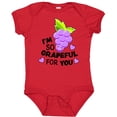 thumbnail image 3 of Inktastic Im So Grapeful for You with Cute Grapes Boys or Girls Baby Bodysuit, 3 of 5
