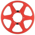thumbnail image 3 of Empty Reel, 1/4 10 Inch Empty Tape Reel Aluminum Alloy Bend   For Reel Tape Recorder Accessory Red,Blue,Gold, 3 of 8