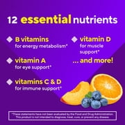 vitafusion MultiVites Gummy Multivitamins for Adults, Berry, Peach and Orange Flavored, 70 Count