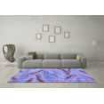 thumbnail image 3 of Ahgly Company Indoor Rectangle Oriental Blue Modern Area Rugs, 3' x 5', 3 of 4