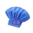 thumbnail image 1 of Kearding Gorros para secar el cabello con estilo para resultados rápidos y efectivos Envoltura de toalla para el cabello fácil de absorber Juegos de accesorios de baño cielo azul 29*30, 1 of 6