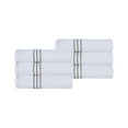 thumbnail image 3 of BNM Turkish Cotton Luxury Hand Towel Set of 6, Charcoal, 3 of 5