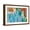 Brown Frame, variant on Art.com Rainbow of Stripes Crop Art Print by Danhui Nai, 18" x 12"