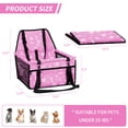 thumbnail image 7 of Sennaux Pet Car Seat Front Pet Dog Booster Seat Carrier Protector for Dogs Cats Puppy, with PVC Tube, Blue, 7 of 7