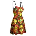 thumbnail image 4 of Colorful Floral Symmetrical Pattern Slip Dress Dresses For Woman Fairy Dress, 4 of 6