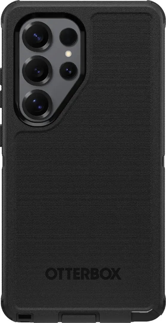 OtterBox Defender Pro Case Black for Samsung Galaxy S25 Ultra, DefenderCaseBlackSamGalS25Ult