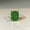 Silver/Green, variant on Women's 925 Sterling Silver 18k Gold Plated 4CT Radiant Crushed Ice Cut Simulated Diamond Engagement Ring
