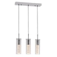 thumbnail image 6 of Simpol Home Modern 3 Lights Pendant Lights, Chromed Finished Pendant Lighting, Chandeliers with Bubble Glass for Kitchen Island, 6 of 6