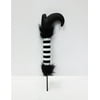 Way To Celebrate Halloween White/Black Witch Boot Pick