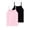 Hot Pink, variant on KyCheLot 2 Pack Tank Tops for Kids Sleeveless Crew Neck Solid Color Spaghetti Strap Tops Comfy Summer Camisole
