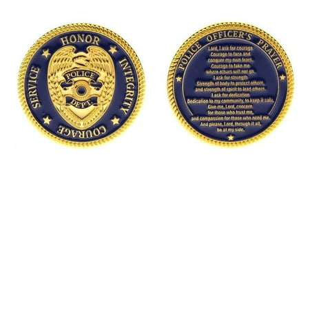 - Police Prayer Challenge Coin Token Deluxe Gold Plated