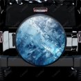 thumbnail image 2 of Abstract Ice Art Pattern Polyester Universal Spare Wheel Tire Cover Wheel Covers for Trailer RV SUV Truck Camper, 2 of 5