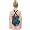 thumbnail image 4 of Demon Slayer Swimwear Kids' One-Piece Swimsuit Quick-Dry Cute Printed Girls' Swimwear Bathing Suit for Beach & Pool 11-13Y(160cm), 4 of 8