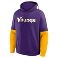 thumbnail image 5 of Men's Fanatics Purple Minnesota Vikings Helmet Pullover Hoodie, 5 of 7