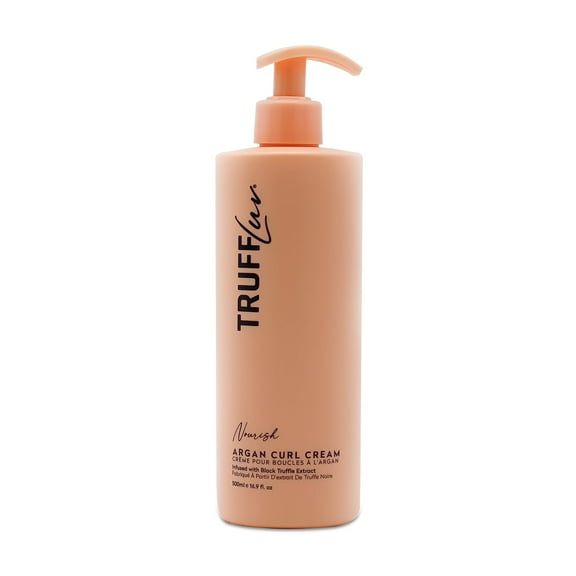 TruffLuv Argan Curl Cream, Hair Cream for Curly Hair, 16.9 oz