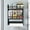 Black M, variant on Iumwxz Kitchen Organizers and Storage Folding Kitchen Refrigerator Magnetic Shelf Magnetic Wall Mounted Shelf Clingfilm Bag Seasoning Bottle Storage Shelf Kitchen Gadgets Black Iron Clearance Sales