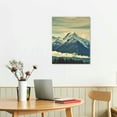 thumbnail image 2 of Nawypu  - Framed Canvas Wall Art - New Zealand Scenic Mountain Landscape Shot at Mount Cook National Park. - Modern Home Art Stretched and Framed Canvas Ready to Hang - 16x20 inch, 2 of 4