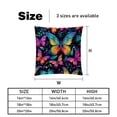 thumbnail image 5 of Butterfly Pillow Covers Inserts Set of 2, Bed Pillow with Unique Patterns,for Home and Office Decor, Available in 16x16, 18x18, and 20x20 Inches, 5 of 6