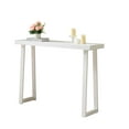 thumbnail image 4 of Kings Brand Furniture Claude Narrow Console Table Perfect for Sofa Table, Entryway Table for Hallway (White), 4 of 5