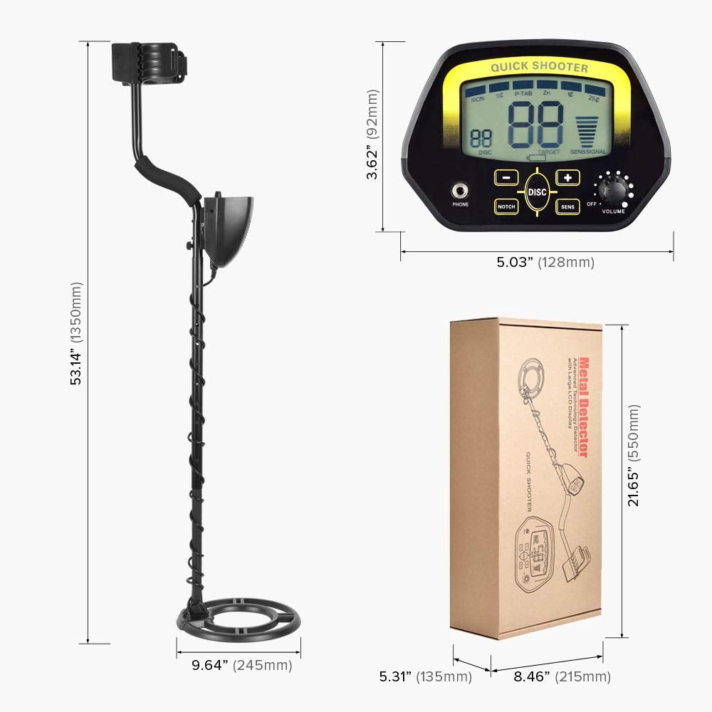 MD-3030 Portable Underground Metal Detector MD3030 Treasure Hunter Gold Digger Finder LCD Display Waterproof