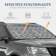 thumbnail image 7 of Picia Popcorn 2 Piece Car Windshield Sun Shade Foldable | Foldable Sun Shield for Front Window Blocks UV Rays and Keeps Your Vehicle Cool-, 7 of 7