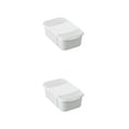 thumbnail image 4 of Wosthever Caja sellada versátil de plástico para almacenamiento de alimentos frescos y organizados Caja de granos varios tamaño extra grande tamaño extra grande 1600ML 2Conjunto, 4 of 6