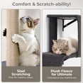 thumbnail image 6 of Cat Wall Shelves Perches Set, DOMIPET 5 in 1 Wall Furniture, Sleeping Playing Lounging Climbing Wall-mounted Cat Tree House for Multiple Cats, 6 of 9
