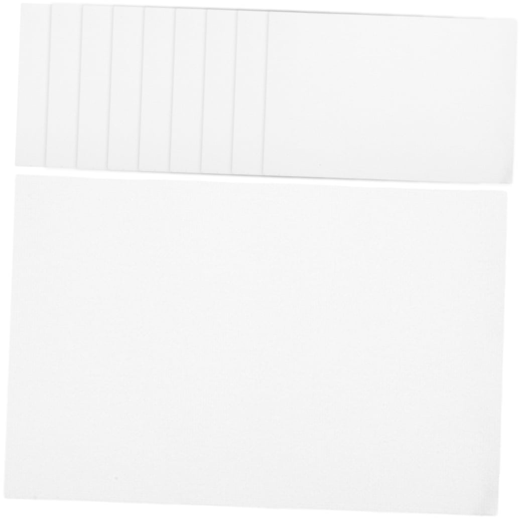 AURARMLET 10 Sheets White Cotton Fabric for Embroidery and Craft Projects, Ideal for Sewing, Quilting, and Enthusiasts