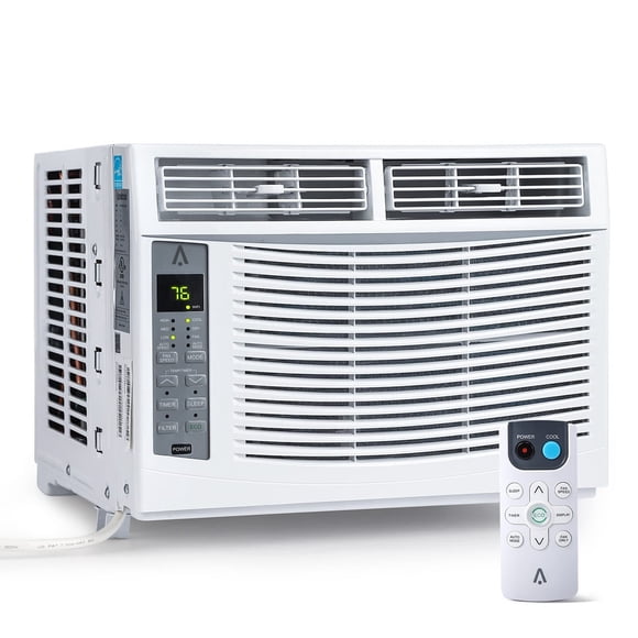 Eastvita Climatiseur de Fenêtre 12000 BTU - Wi-Fi Activé/climatiseur Intelligent avec Application/télécommande/installation Facile/écoénergétique/refroidit 550 Pi2/blanc pour Grandes Pièces