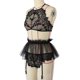 thumbnail image 2 of Traje de ropa interior sexy Traje de falda sexy con encanto tipo dividido de fibra elástica suave, L Scienceny  XX000144-03, 2 of 7