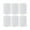 White, variant on Pack of 12 Portable Sturdy Curtain Weights for Outdoor Use Shower Curtains and Tablecloths