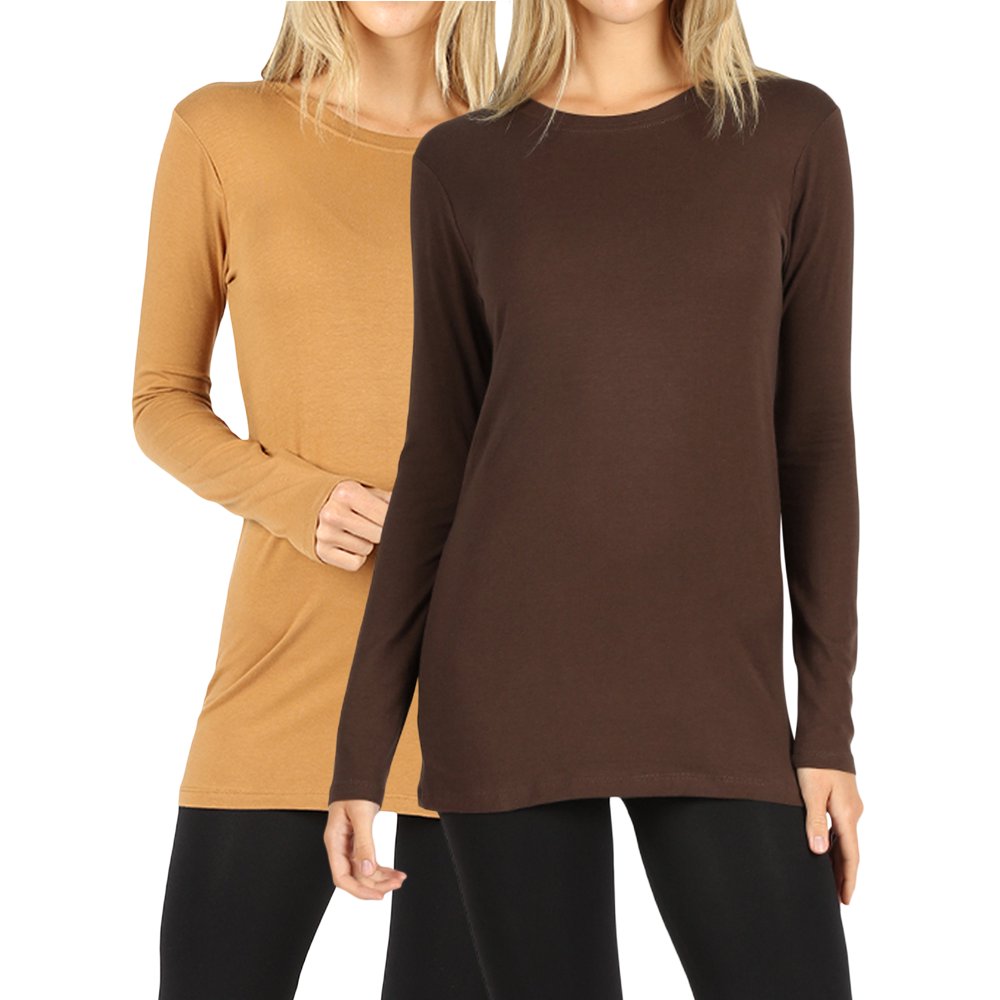 h&m basic fine cotton stretch long sleeve