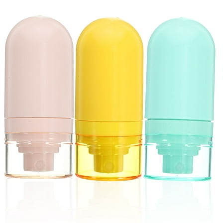 Worgeous 3pcs Travel Size Bottles Empty Bottles Toiletries Containers for Shampoo Lotion(30ml)