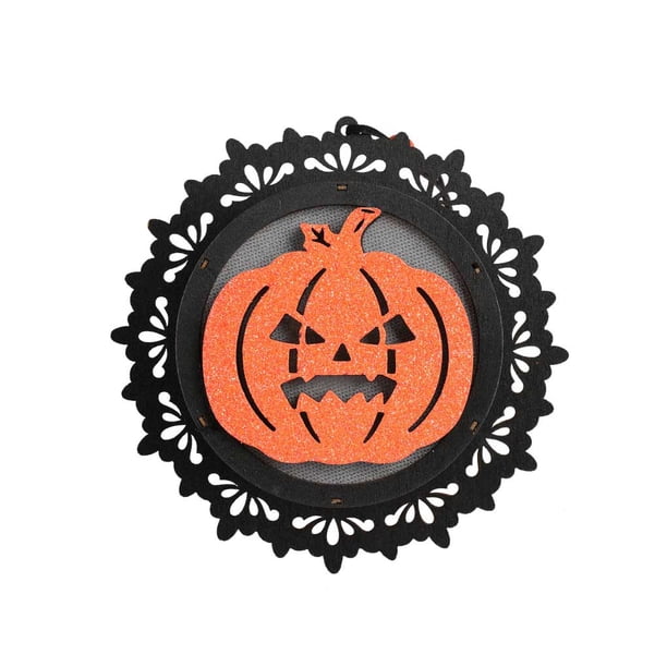 Toystoory Adorno de luz de lámpara de calabaza de con control de botón Hermoso letrero colgante ajustable Lámparas de puerta Decoración de Kits de decoración para fiestas Calabaza Toystoory HA068173-01