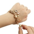 thumbnail image 4 of Hello Kitty Gold Plated Bracelets With Charms for Women High Quality Fashion Jewelry for Girl Kawaii Sanrio Party Gifts, 4 of 9