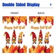 thumbnail image 3 of Fall Garden Flag Banner - Gnomes - 12"x18" - White, 3 of 6