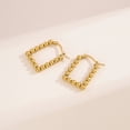 thumbnail image 3 of LYMAYTER Boucles d'Oreilles pour Femmes 1 Paire - Acier Inoxydable, Géométrique, 3 of 7