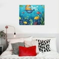 thumbnail image 4 of Nawypu  Underwater Submarine Stretched Canvas Wall Art, 4 of 4