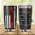 thumbnail image 3 of Firefighter Gifts for Men 20oz Stainless Steel Tumbler Leakproof Travel Mug Ideal for Fireman Graduation, Birthday Durable & Stylish Accessory, 3 of 6