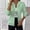 Green, variant on Front Zip Hooded Sweatshirts For Women Casual Loose Long Sleeve Solid Color Cardigan Blouse Hoodies Sweatshirt Tops With Pocket Green XL