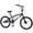 Black, variant on Aezusy 20" Kids Bikes for Boys Girls, Freestyle Single Speed BMX Bicycle for Rider Ages 7+, Height 44"-61", White