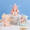 thumbnail image 3 of Dserhfy Ocean Girl Ornament Creative Decorative Resin Add Romantic Mermaid Figurine Home Decor, 3 of 8