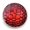 Red, variant on Snap Jewelry 18MM Green Snakeskin Ginger Charm Button with Faceted Textured Pattern