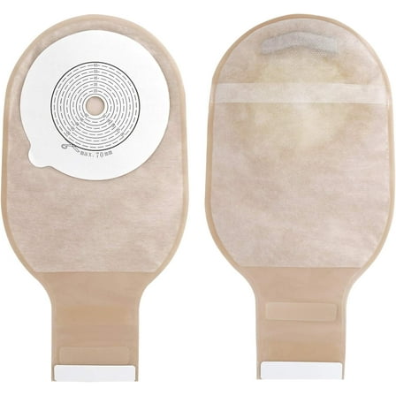 YEYSXSY 20PCS Colostomy Bags Ostomy Supplies, One Piece Ostomy Drainable Pouches for Ileostomy Stoma Care, Cut to Fit 20-70mm