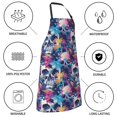 thumbnail image 5 of Kdxio cool Skull colorful Apron with Pockets Adjustable Kitchen Aprons for Men Women Waterproof Aprons for Cooking,Drawing,Crafting, Baking Household Cleaning, 5 of 8