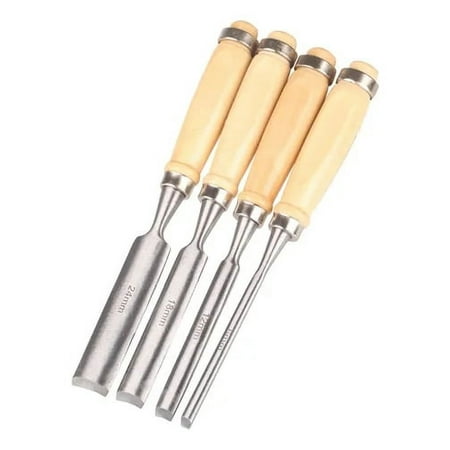 

Narex (Made in Czech Republic) 4 pc set 6mm (1/4 ) 12 (1/2 ) 20 (3/4 ) 26 (1 1/16 ) mm Woodworking Chisels 863010