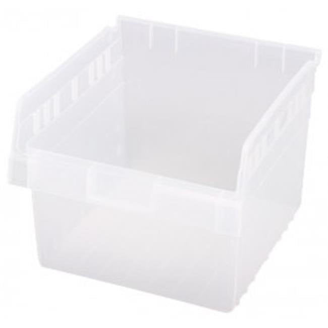 Clear Plastic Storage Bins 11.63 x 11.13 x 8 in.