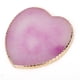 thumbnail image 2 of Paleta de colores para uñas con diseño de corazón de resina delicada, ideal para pintar y dibujar (morado), 2 of 11