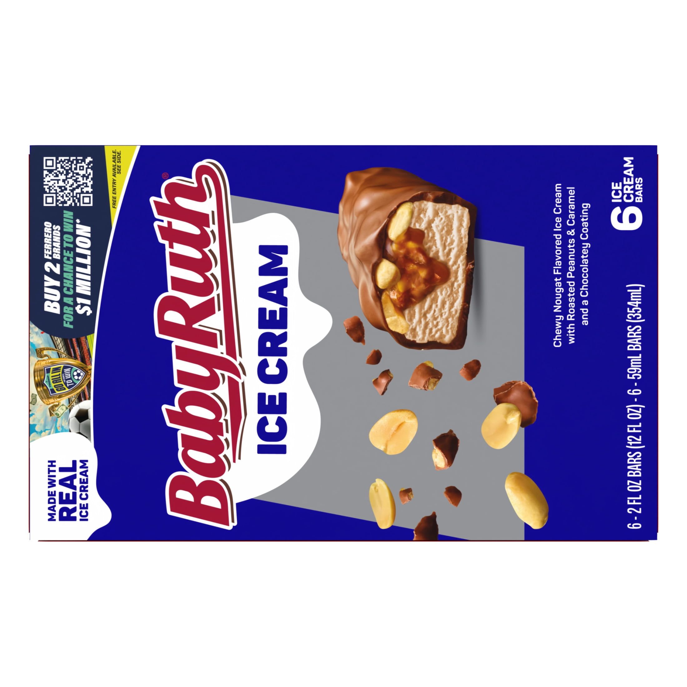 Baby Ruth Ice Cream Bars
